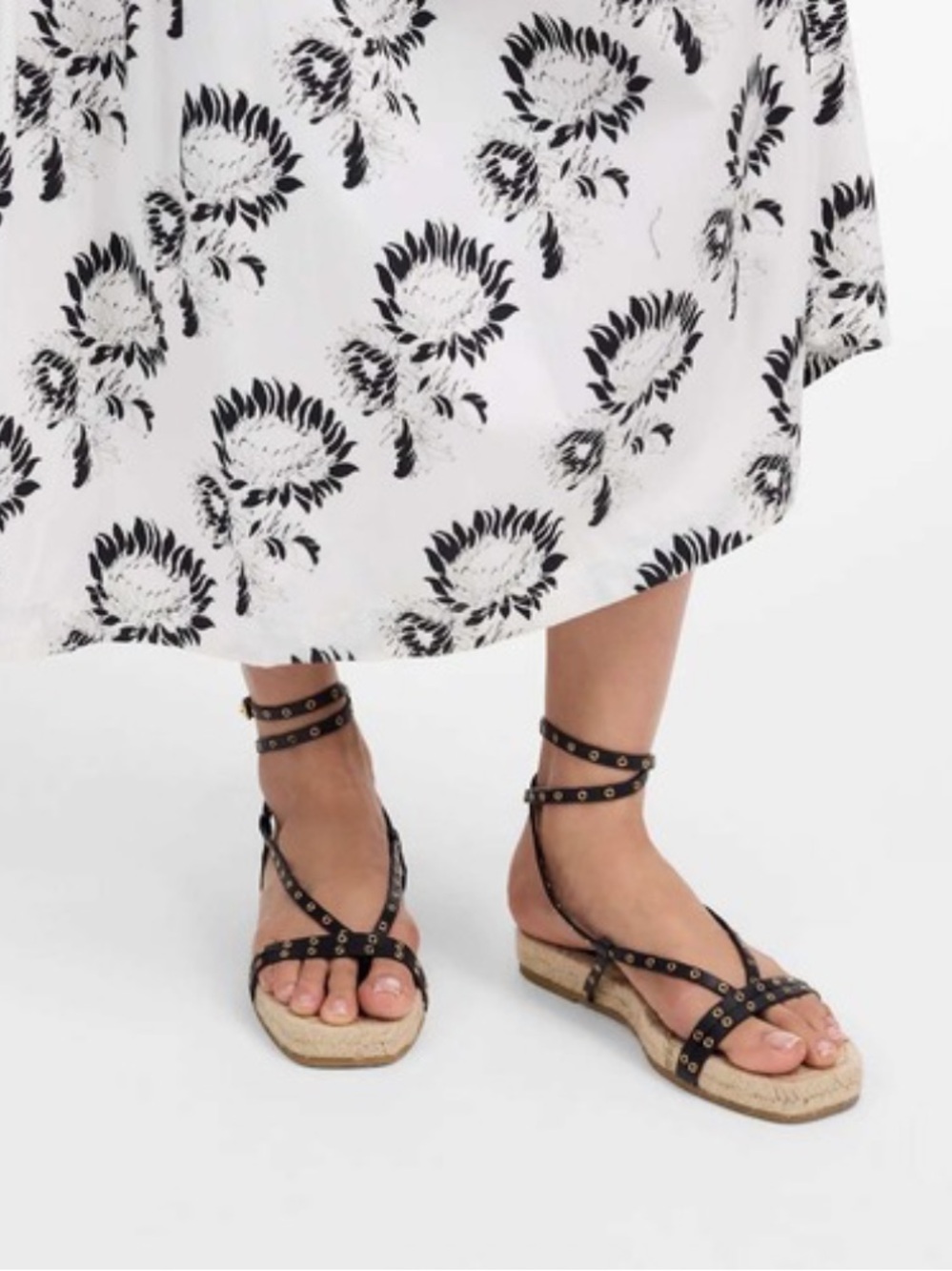 Madewell Mira espadrille thong sandal size 8